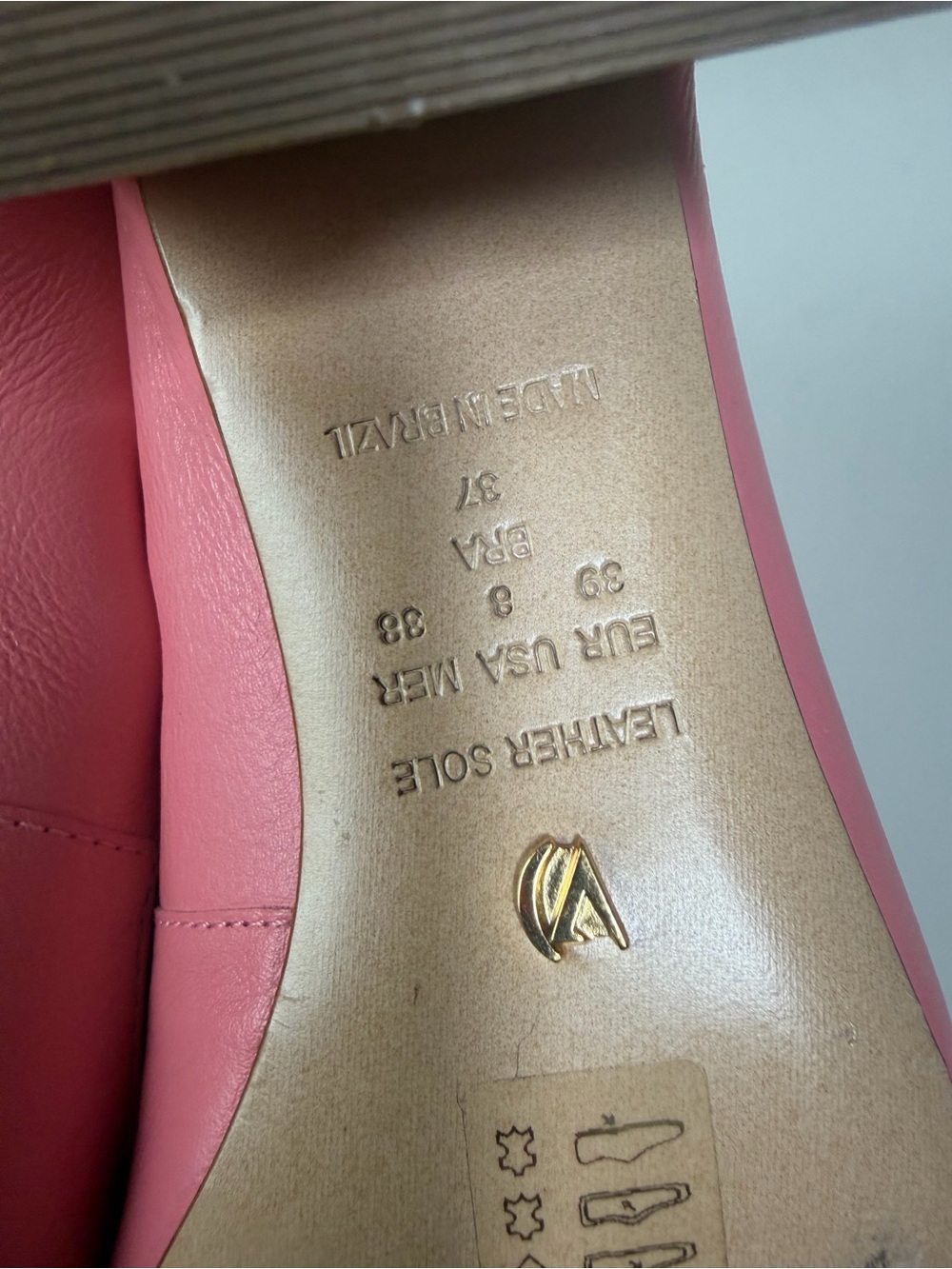 Vicenza Anthropologie Leather Colorblock Versatile Mary Jane Buckle Heels Sz 8 - Picture 13 of 16